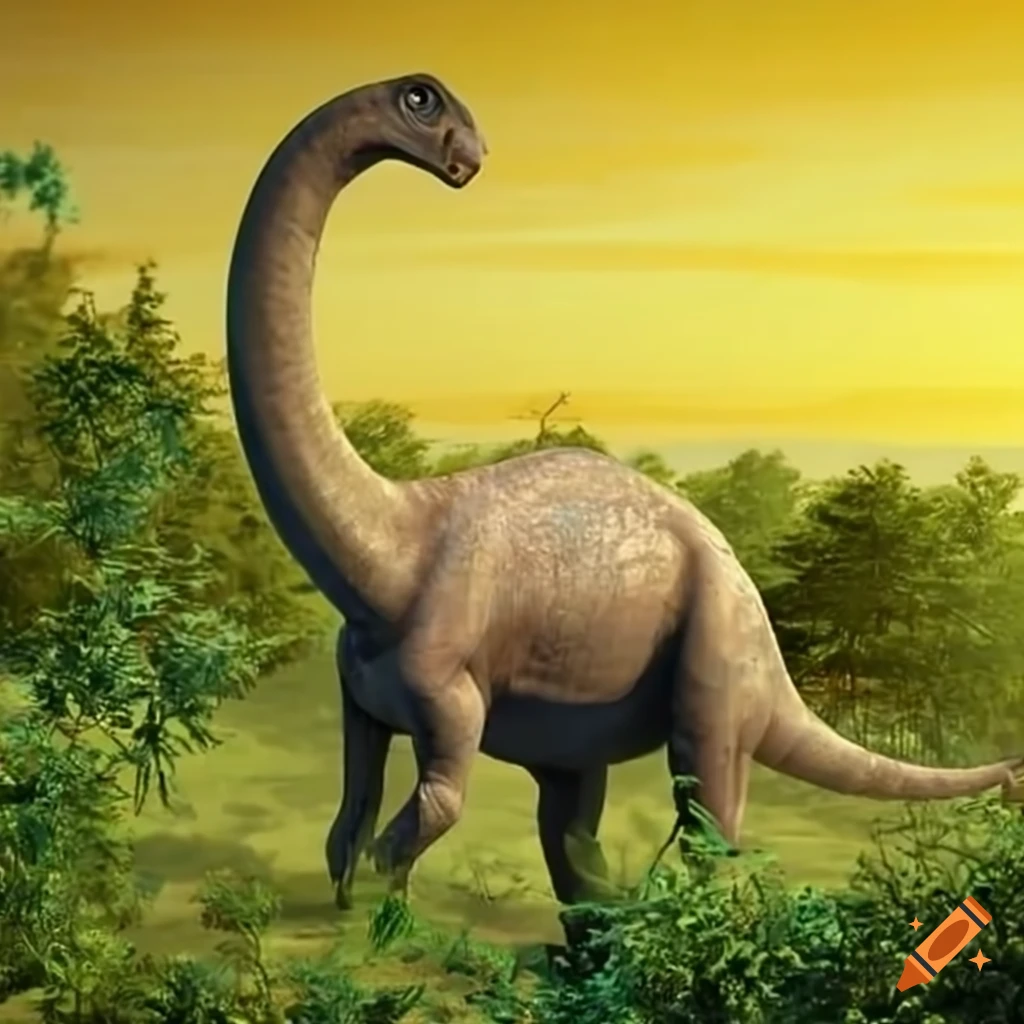 beige-brachiosaurus-hidden-in-tall-vegetation-on-craiyon