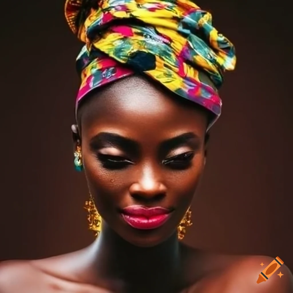 portrait of a woman from Ghana
