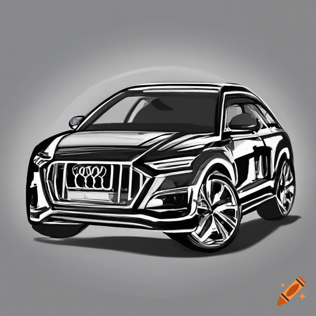 Sketching an Audi TT Sport Coupe - Car Body Design