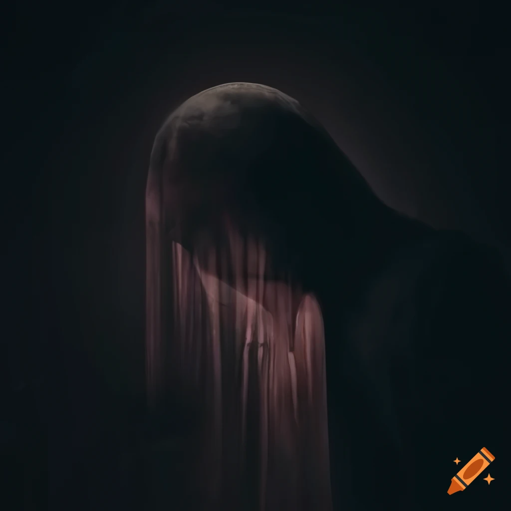 eerie album cover inspired by Attrition's aesthetics