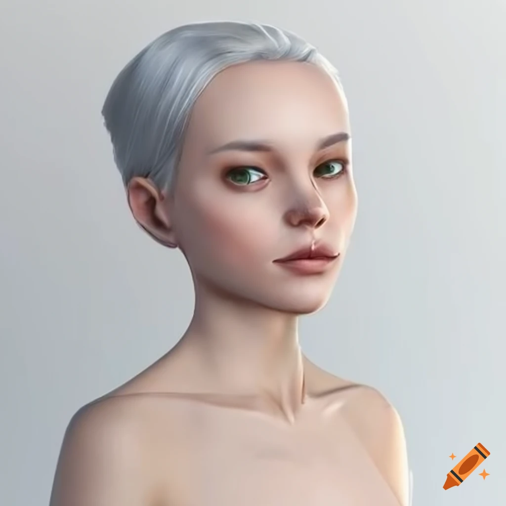 Croquis model sketch illustration on Craiyon