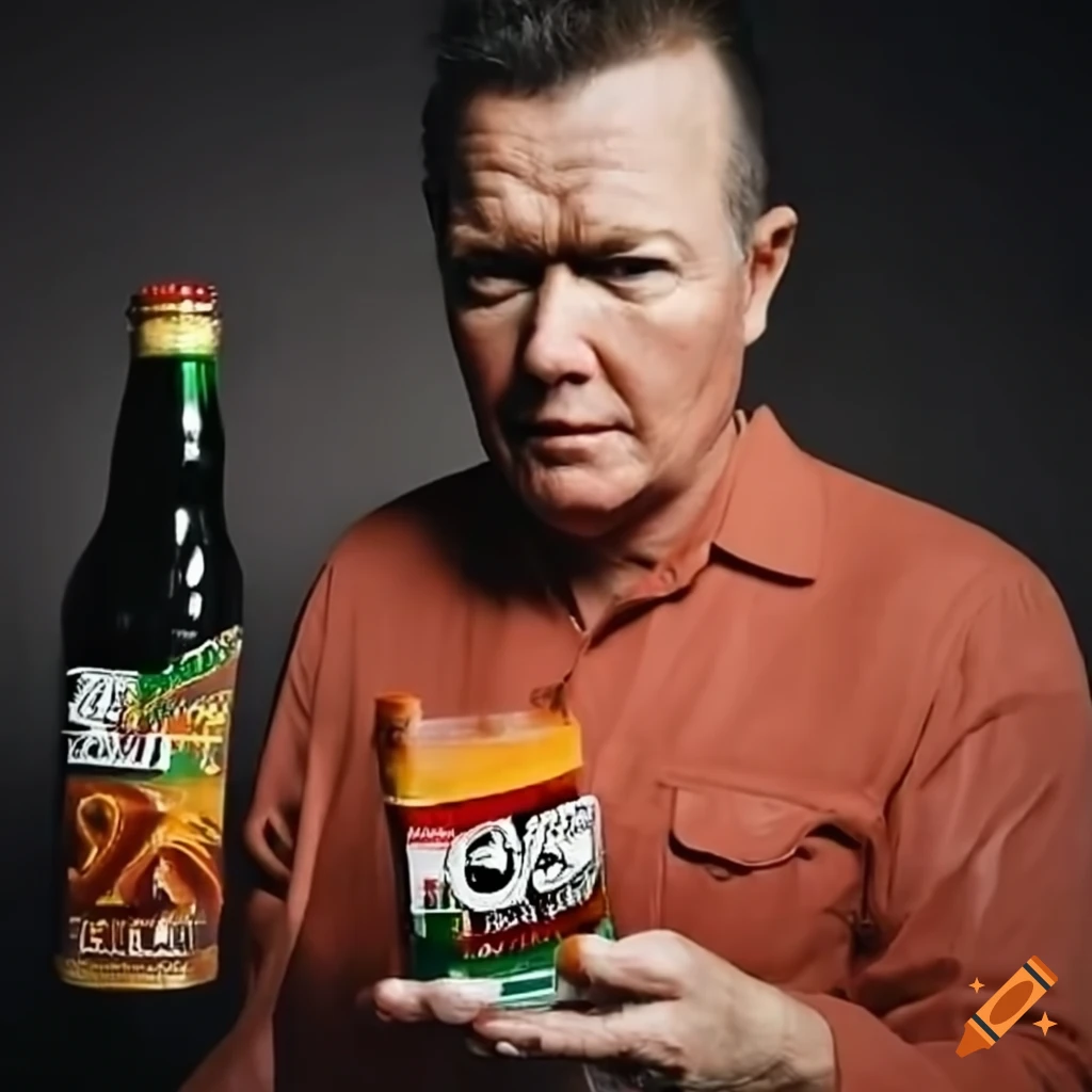 Robert patrick with pete&amp;#39;s t1000 hot sauce