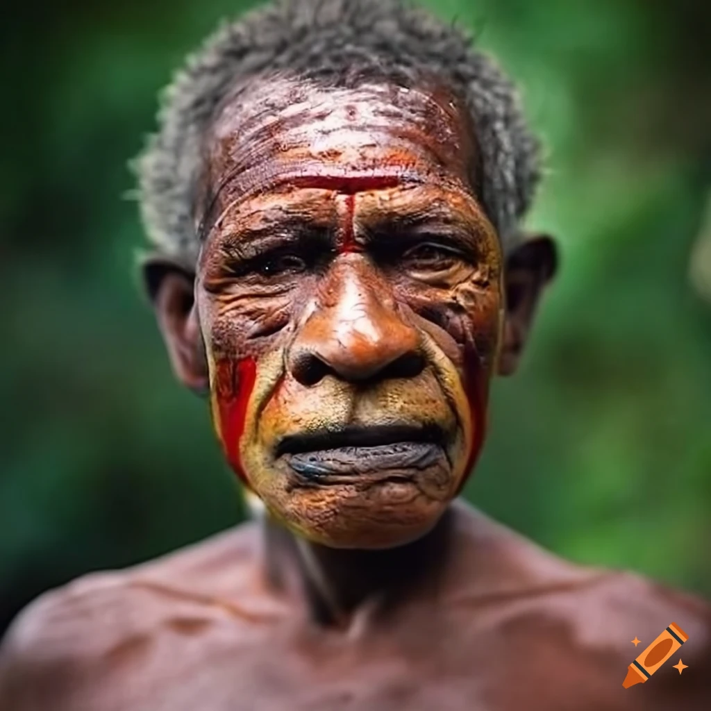 faces from Papaua New Guinea