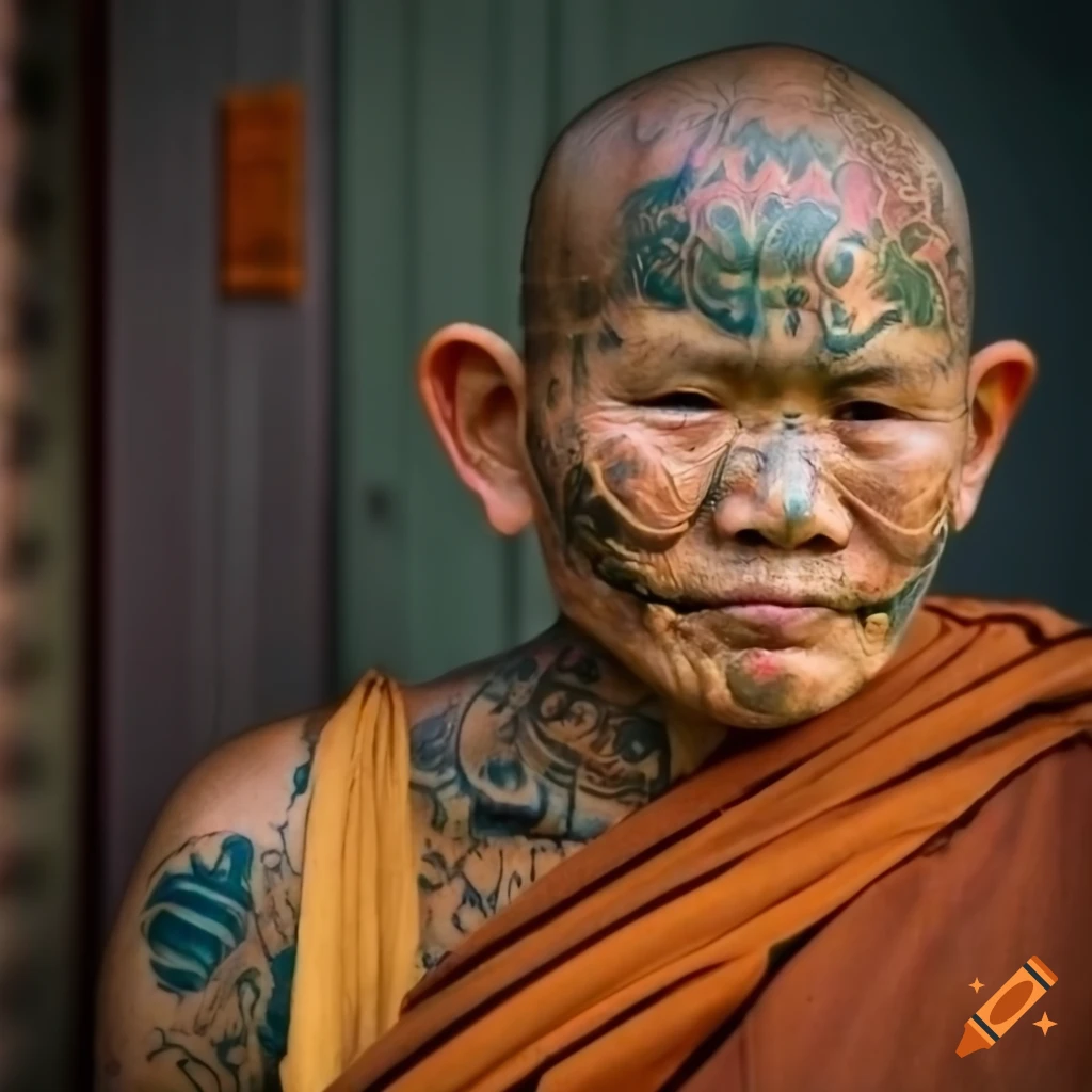 Getting Tattooed by a Buddhist Monk in Thailand