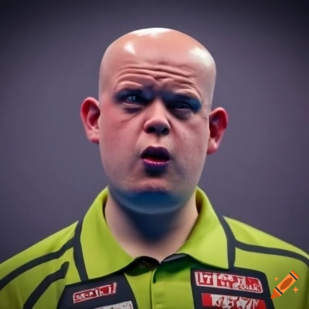 Image of michael van gerwen on Craiyon