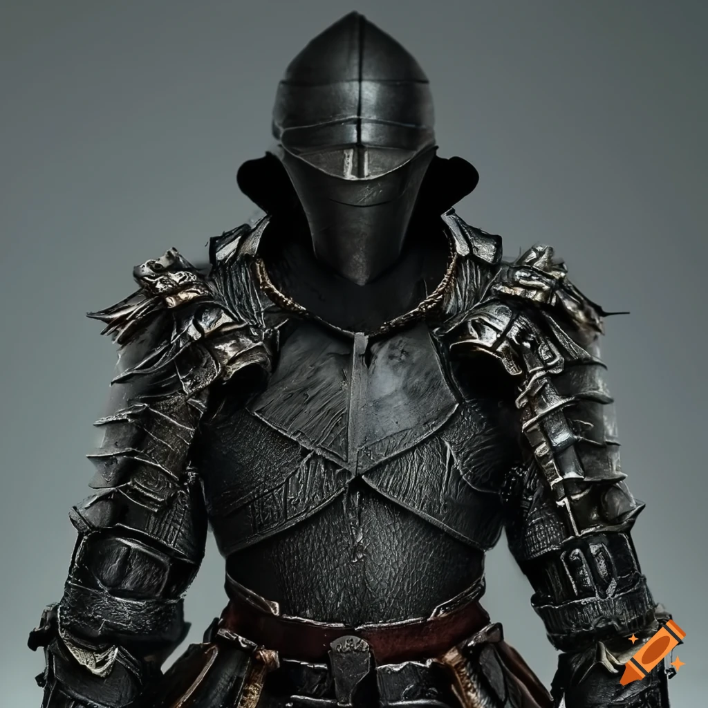 image of a soldier in black armor