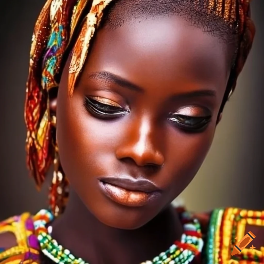 Beautiful woman from ghana