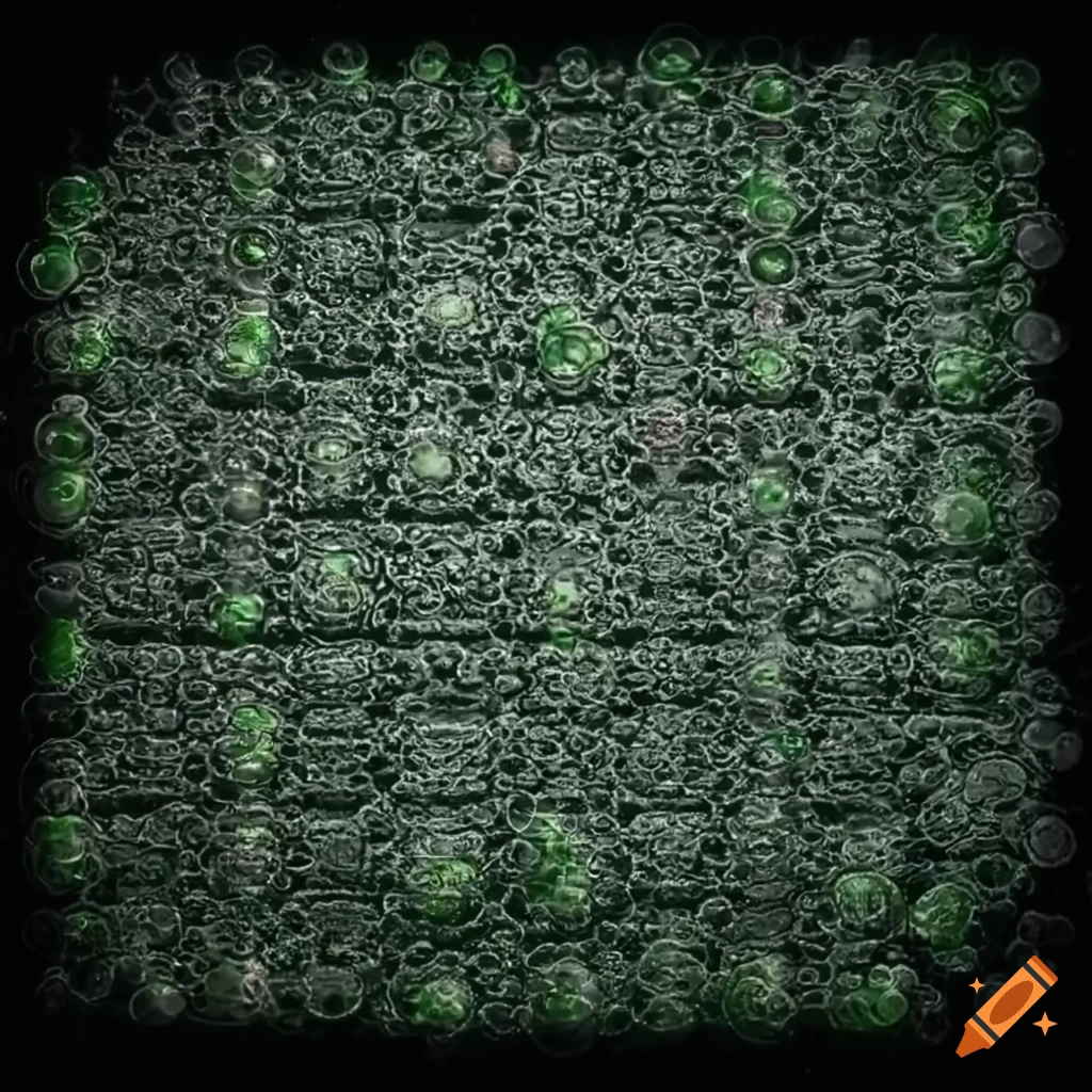 Wet slimy bubble tiles inspired by h r giger on Craiyon