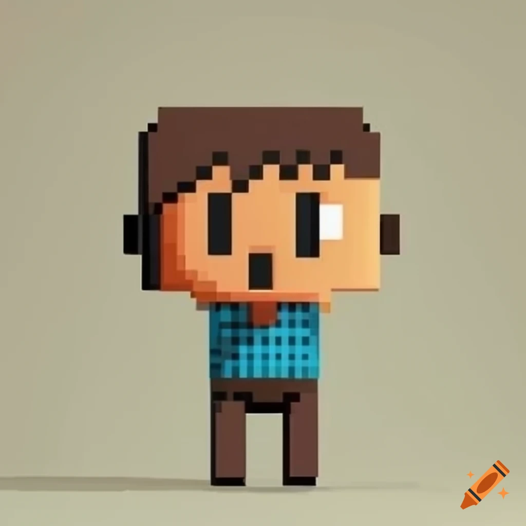 8 bit pixel art character
