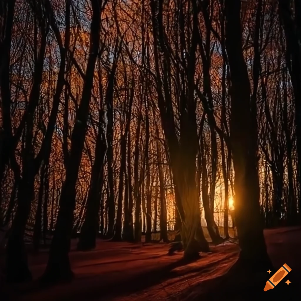 Осенние листья падают тихо шурша on Craiyon