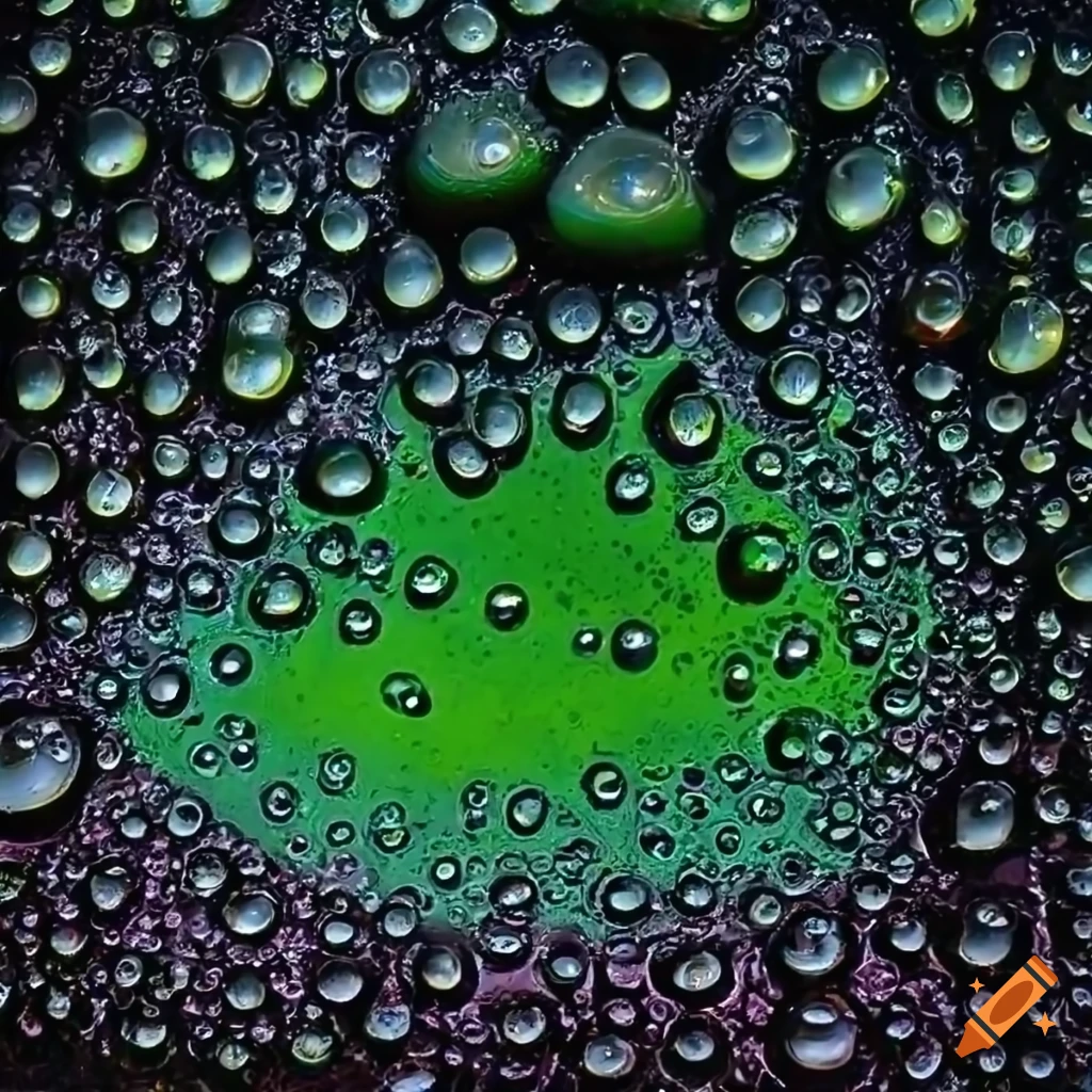 Wet and slimy bubble tiles in a scifi game on Craiyon