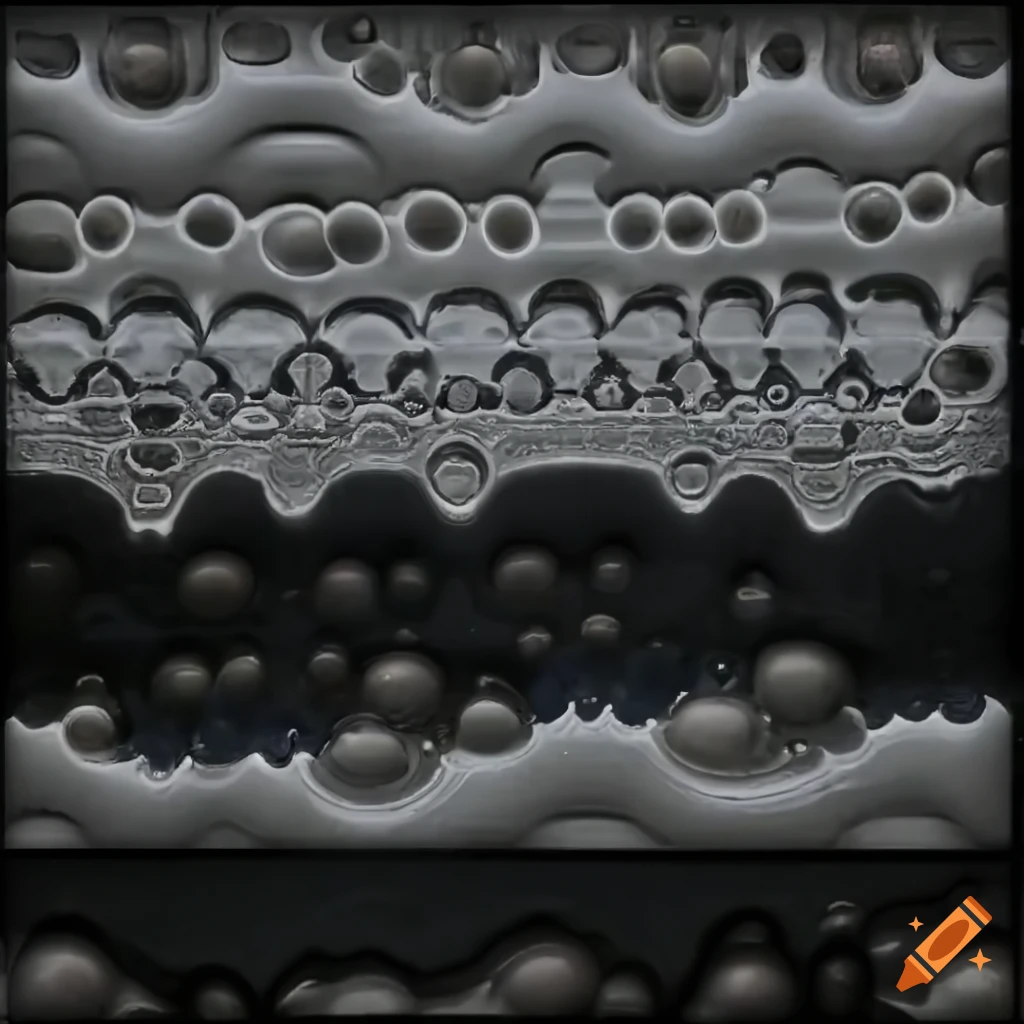 wet and dripping bubble tiles in a 2d game
