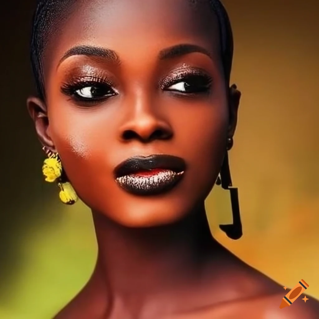 portrait of a beautiful Ghanaian woman