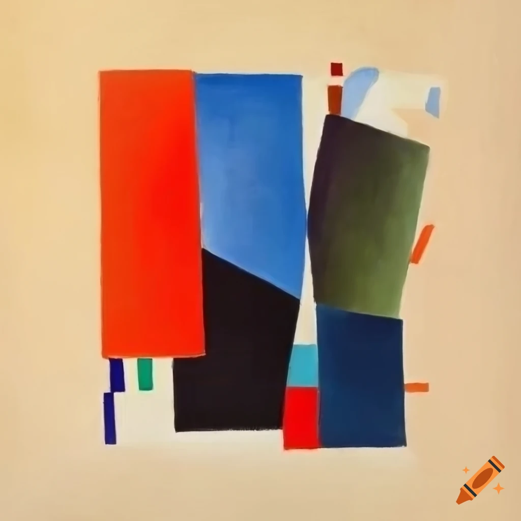 abstract artwork inspired by Malevich and Popova