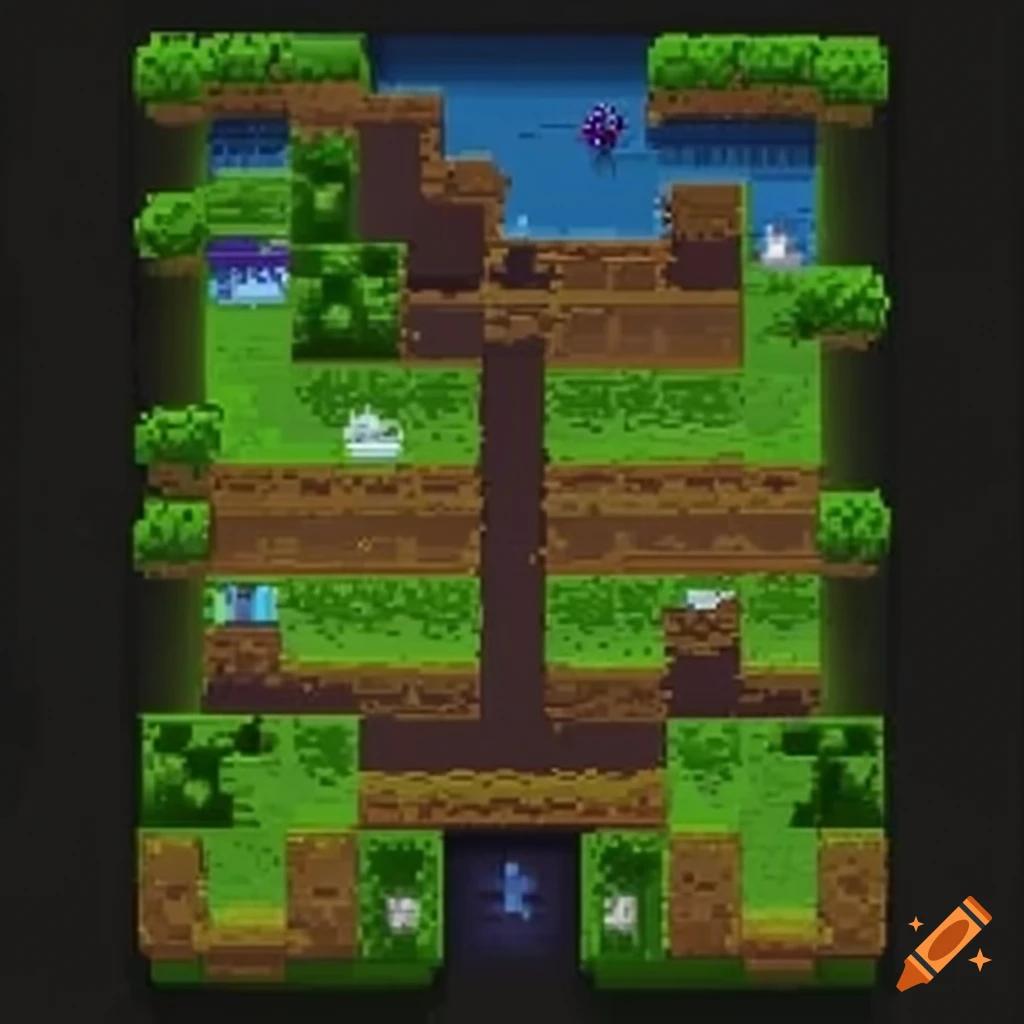 Pixel Art Tileset For Game Creation On Craiyon