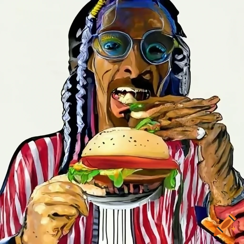 snoop-dogg-eating-a-burger-on-craiyon