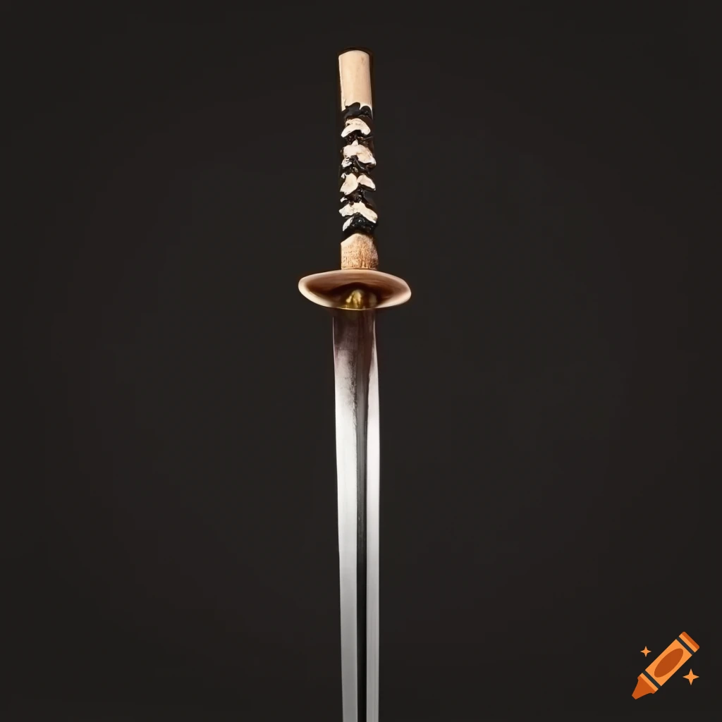 Yoshitaka amanostyle katana on Craiyon