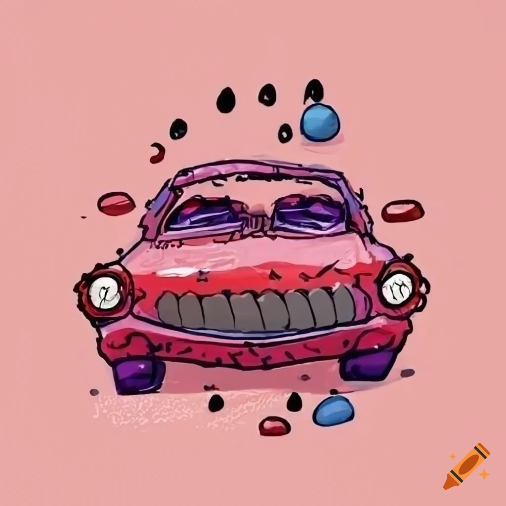 Doodle of a car fail