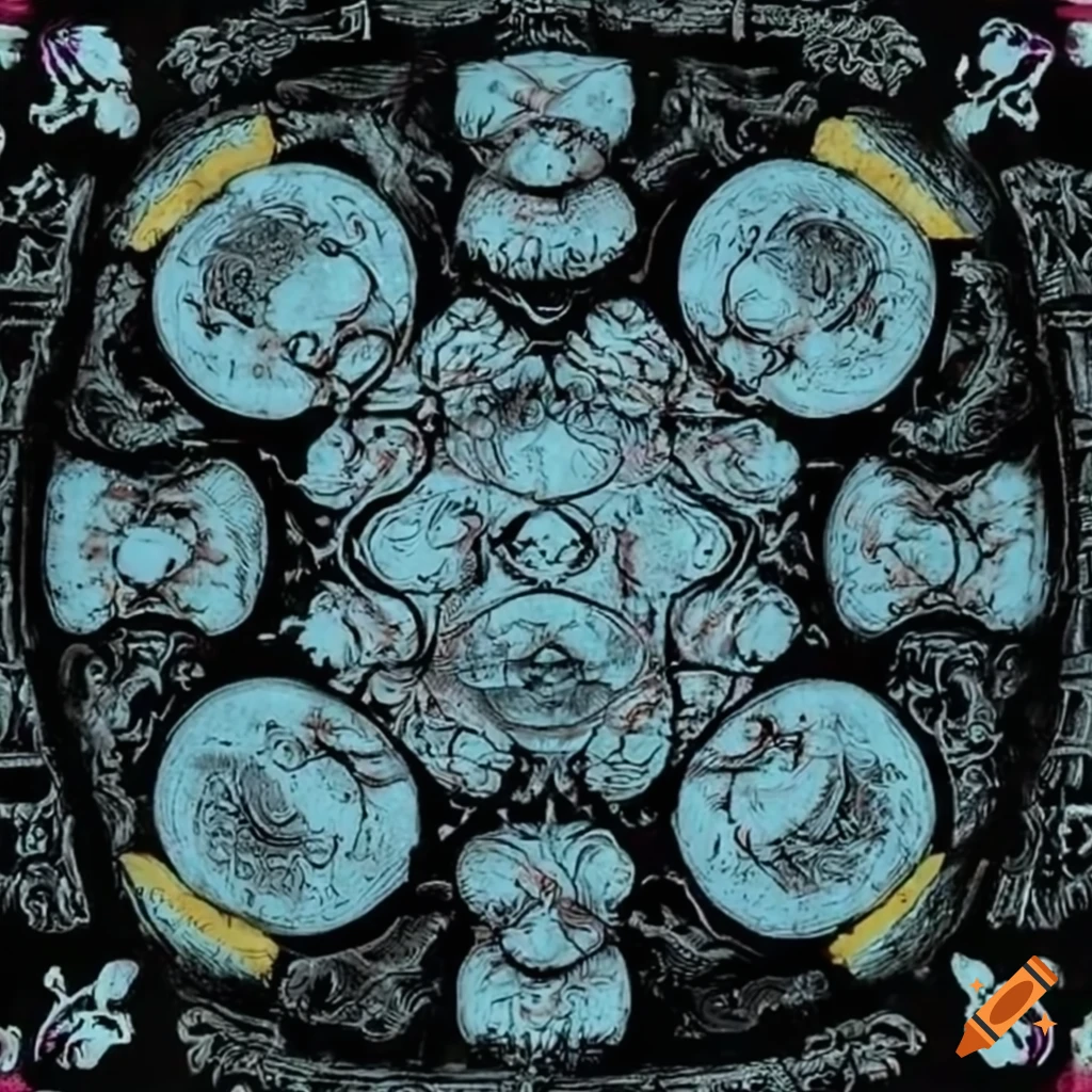artistic representation of Three of Cups and Nine of Swords