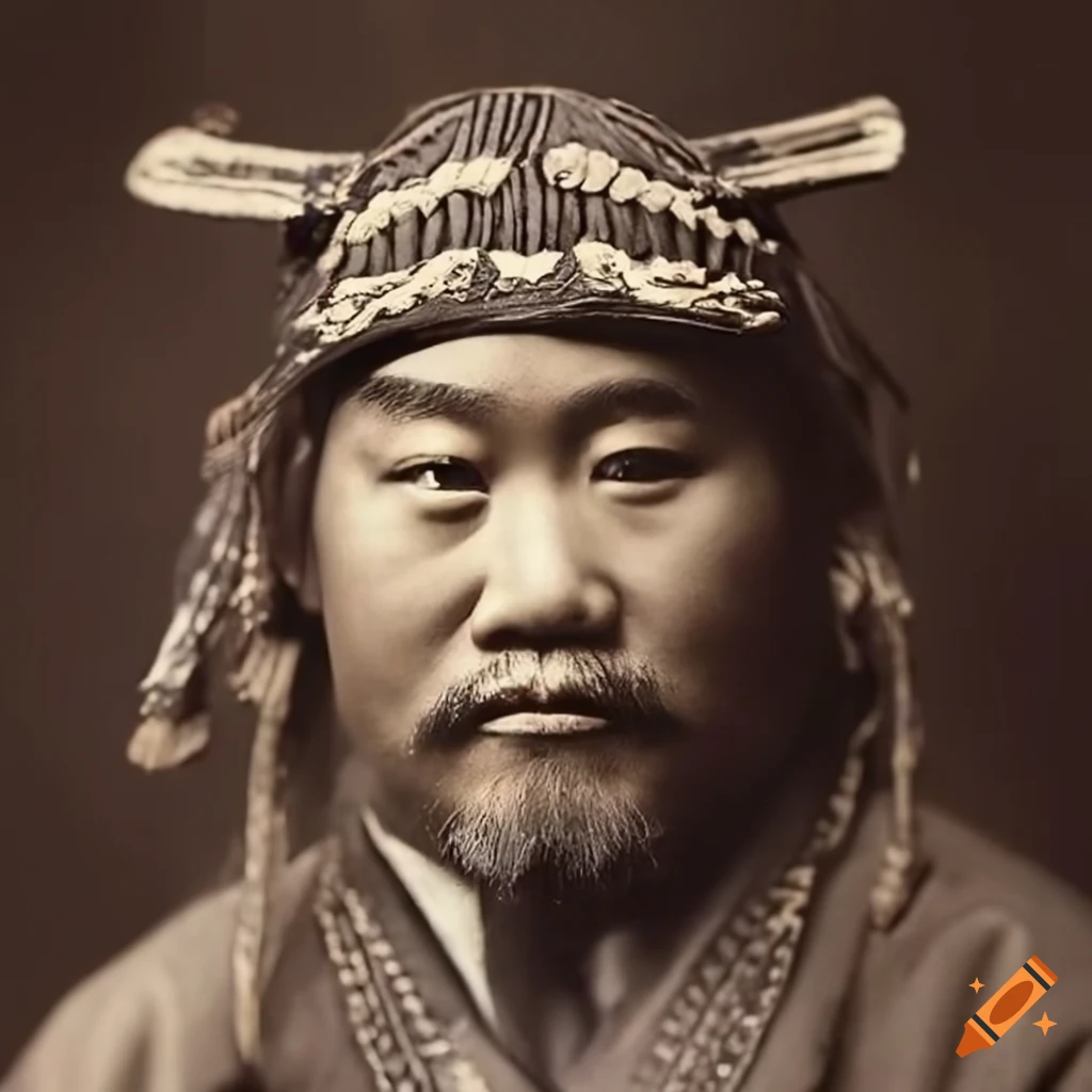 photograph of an Ainu young man