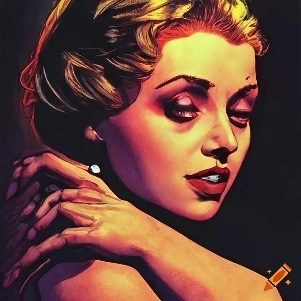 Cover Of An Iridescent Viva Graphic Novel On Craiyon