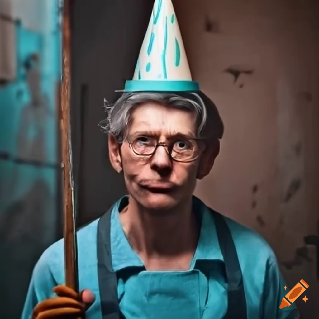 photo-of-a-janitor-in-a-run-down-bathroom-on-craiyon