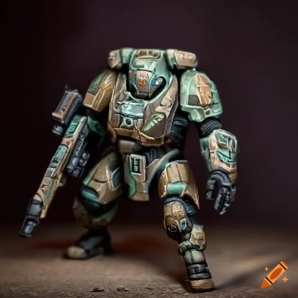Camouflage colors of tau empire on craiyon