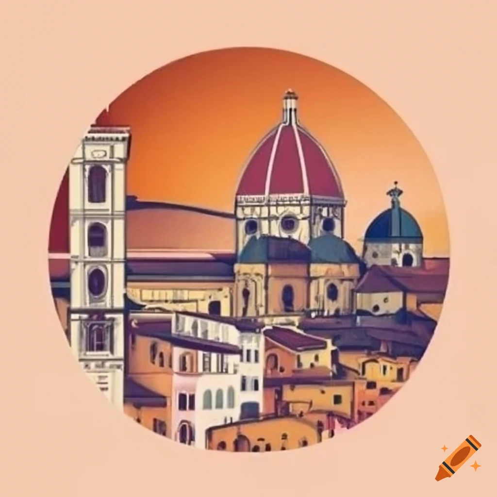 Minimalist Poster Of Florence Italy minimalist-poster-of-florence-italy