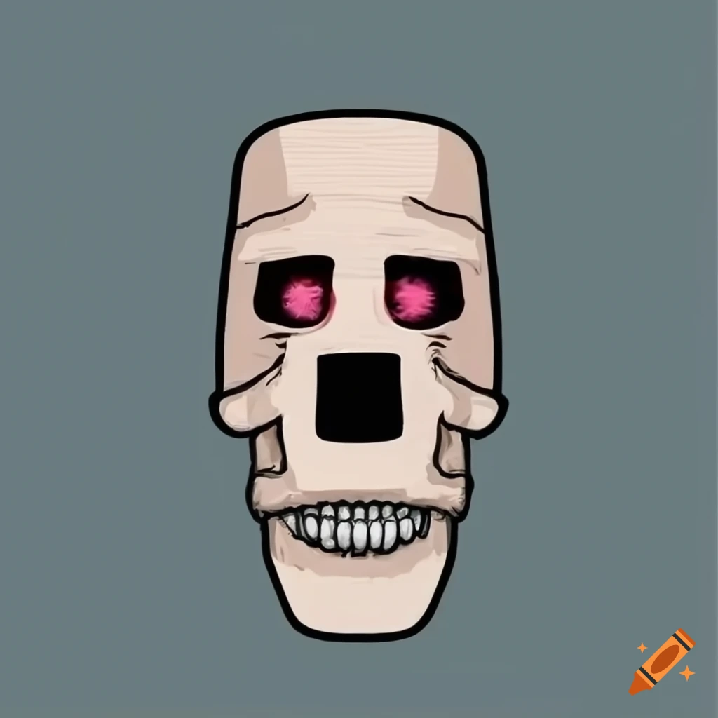 moai-emoji-with-skull-emoji-on-craiyon