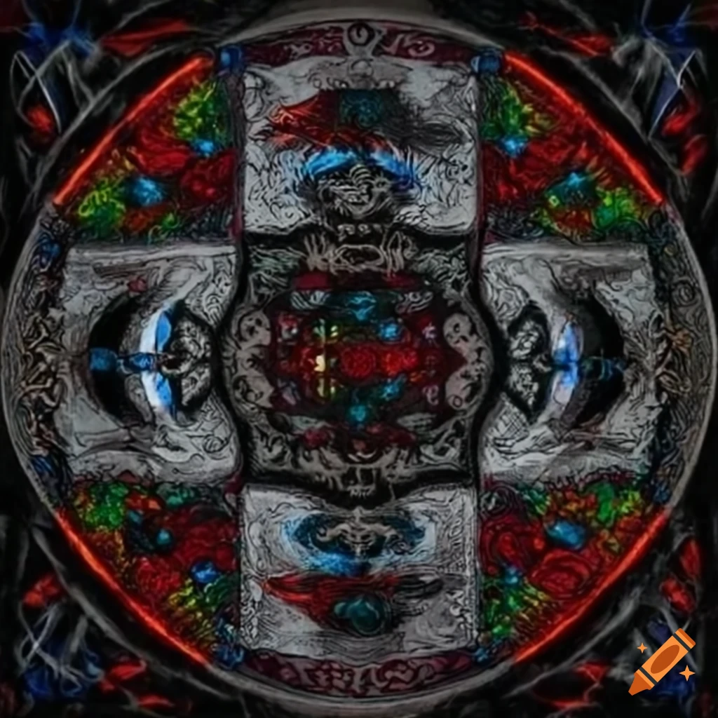 artistic representation of Three of Cups and Nine of Swords