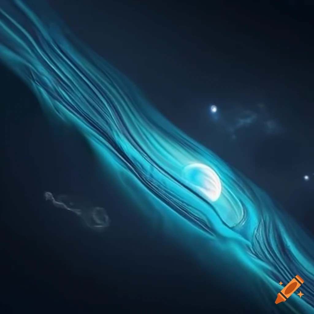 abstract image of space waves