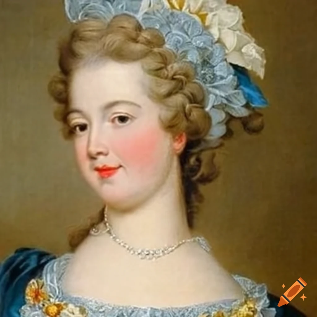 Elegant 18th century hairstyle on Craiyon