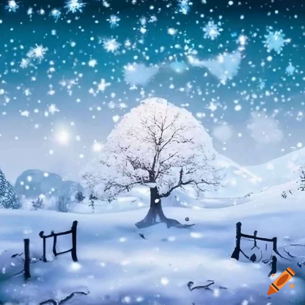 image of magical snow
