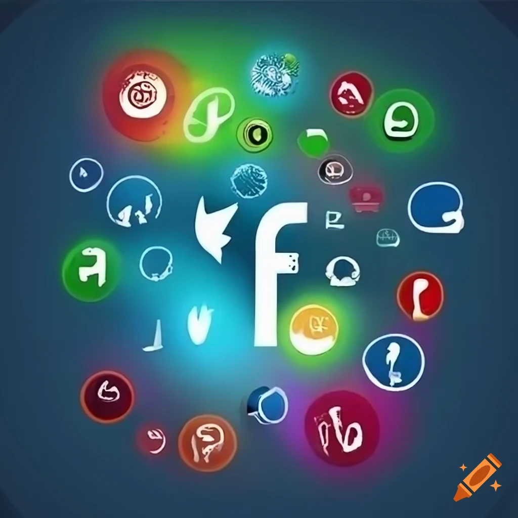 digital-artwork-of-social-media-icons-representing-traditional-india-on