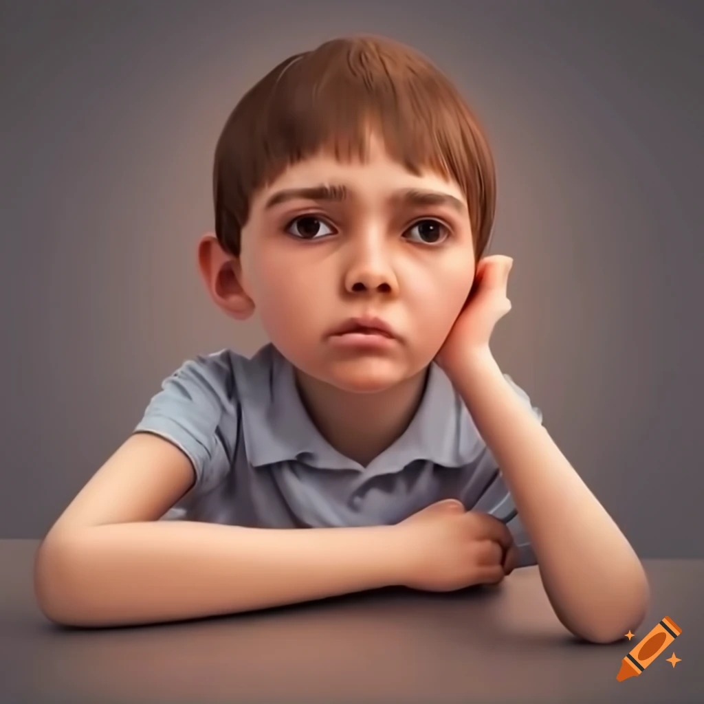 realistic-depiction-of-a-upset-child-sitting-at-a-desk-on-craiyon