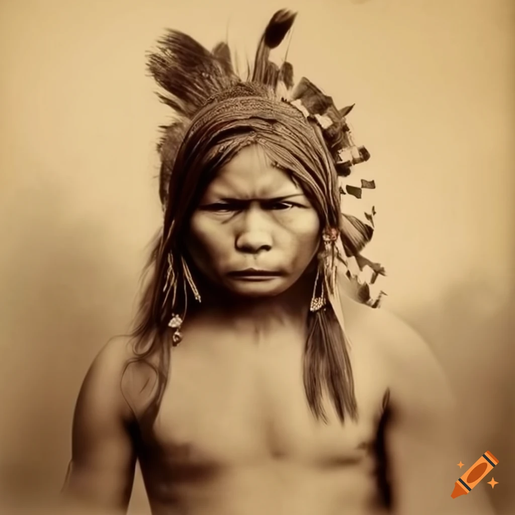 photograph of a young Apache warrior