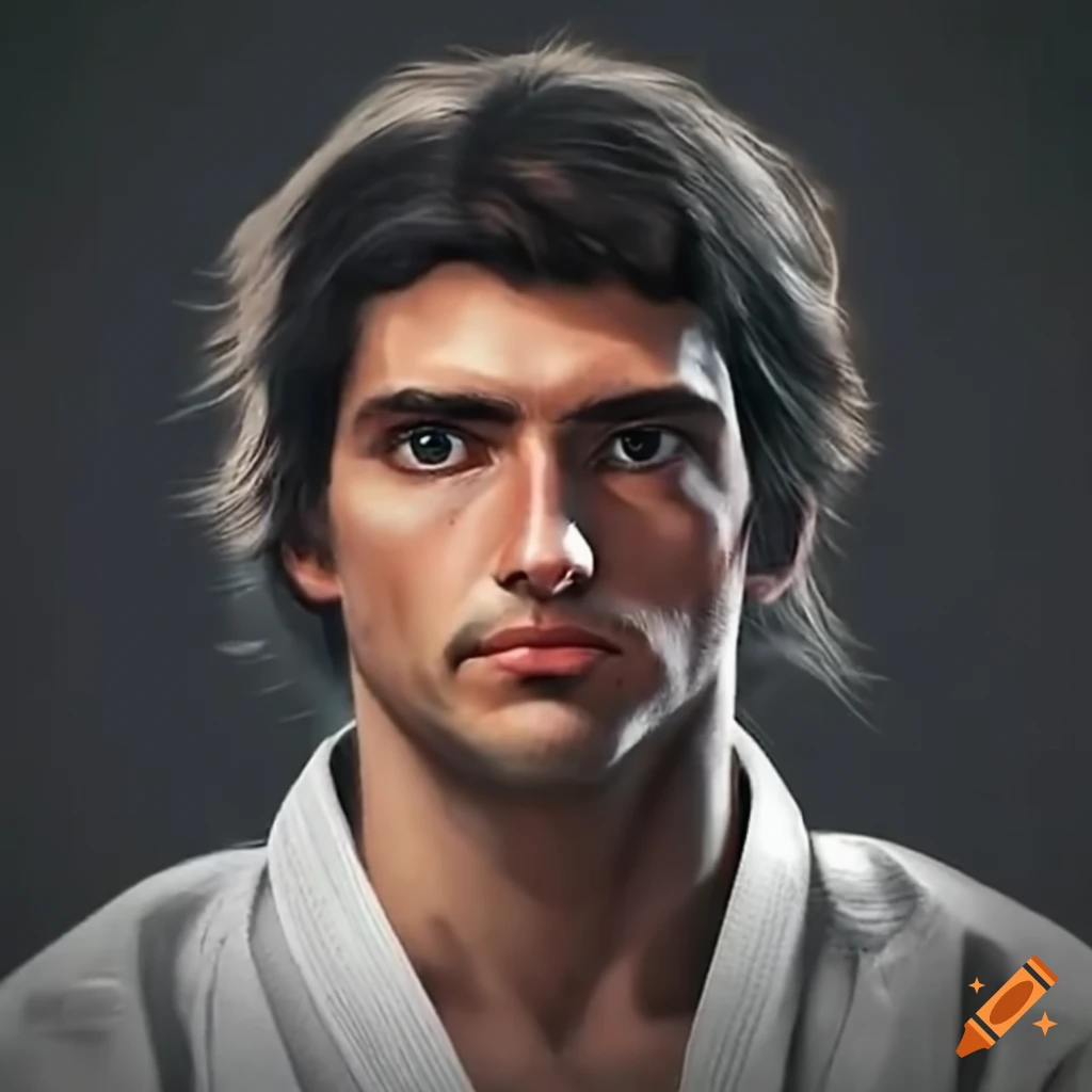 Carlos Sainz Jr portraying as a Karate Sensei