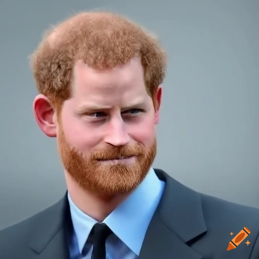 Prince harry and meghan markle sitting in a bar scene on craiyon
