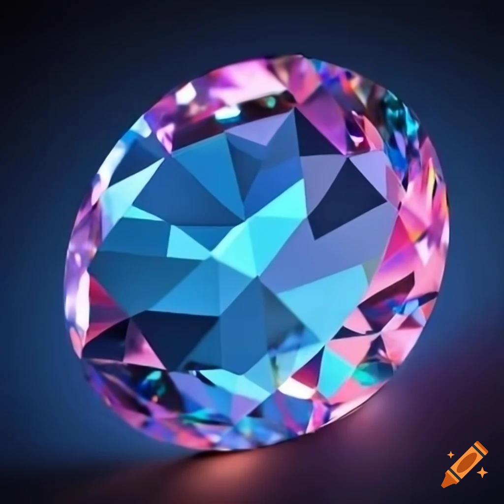 Abstract Profile Picture With A Diamond Theme On Craiyon