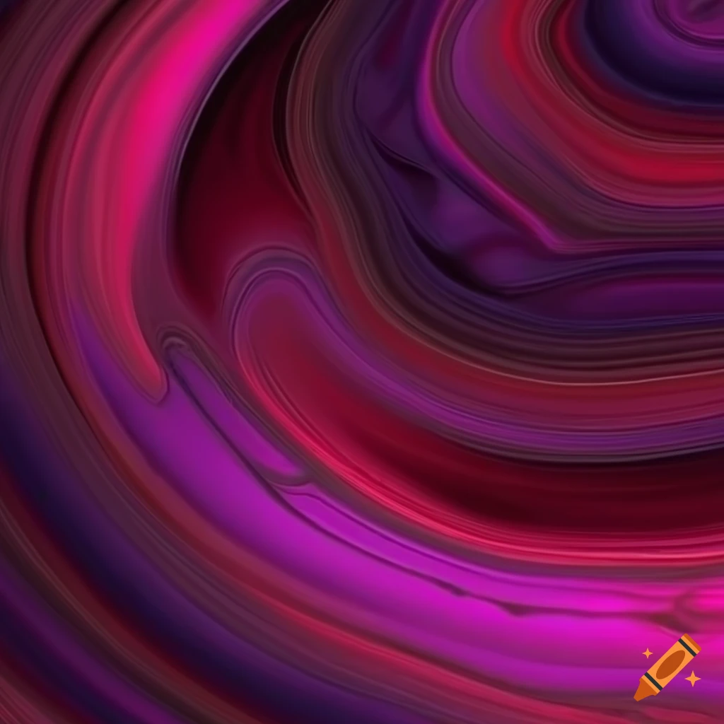 dark abstract art background with purple and red waves
