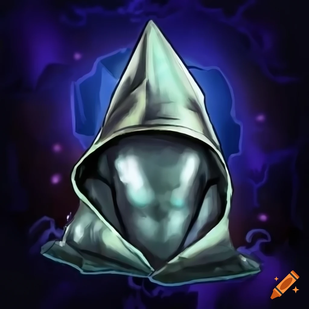 Yugioh! style tinfoil hat artwork on Craiyon