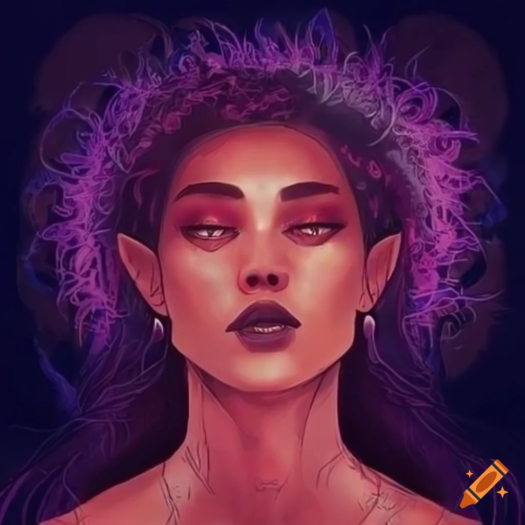 Portrait of a person with scorpio sun, cancer moon, and leo rising