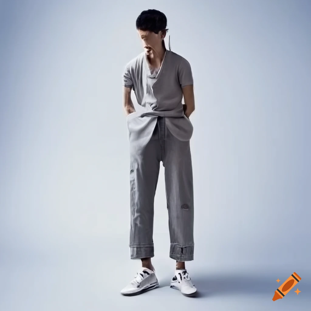 man in casual attire with mullet hairstyle