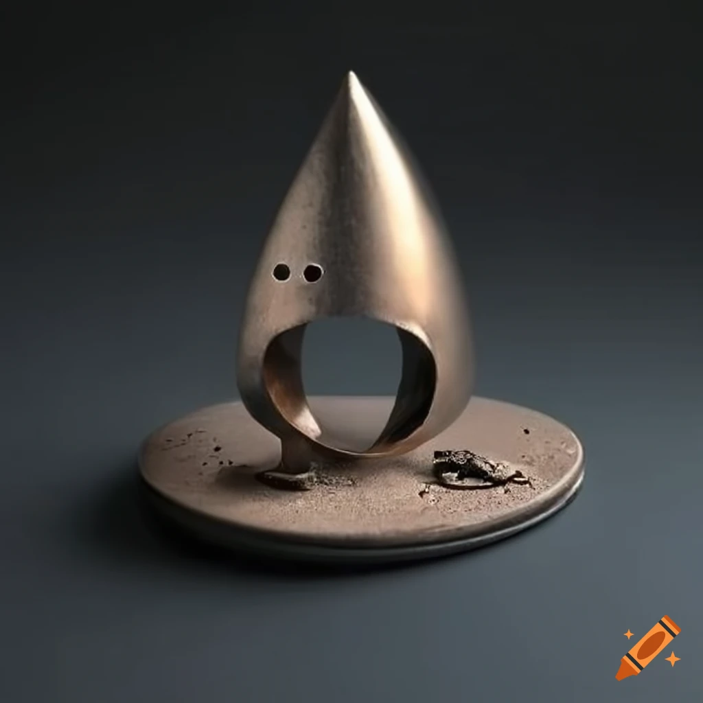 Metal sculpture of zelda game on Craiyon