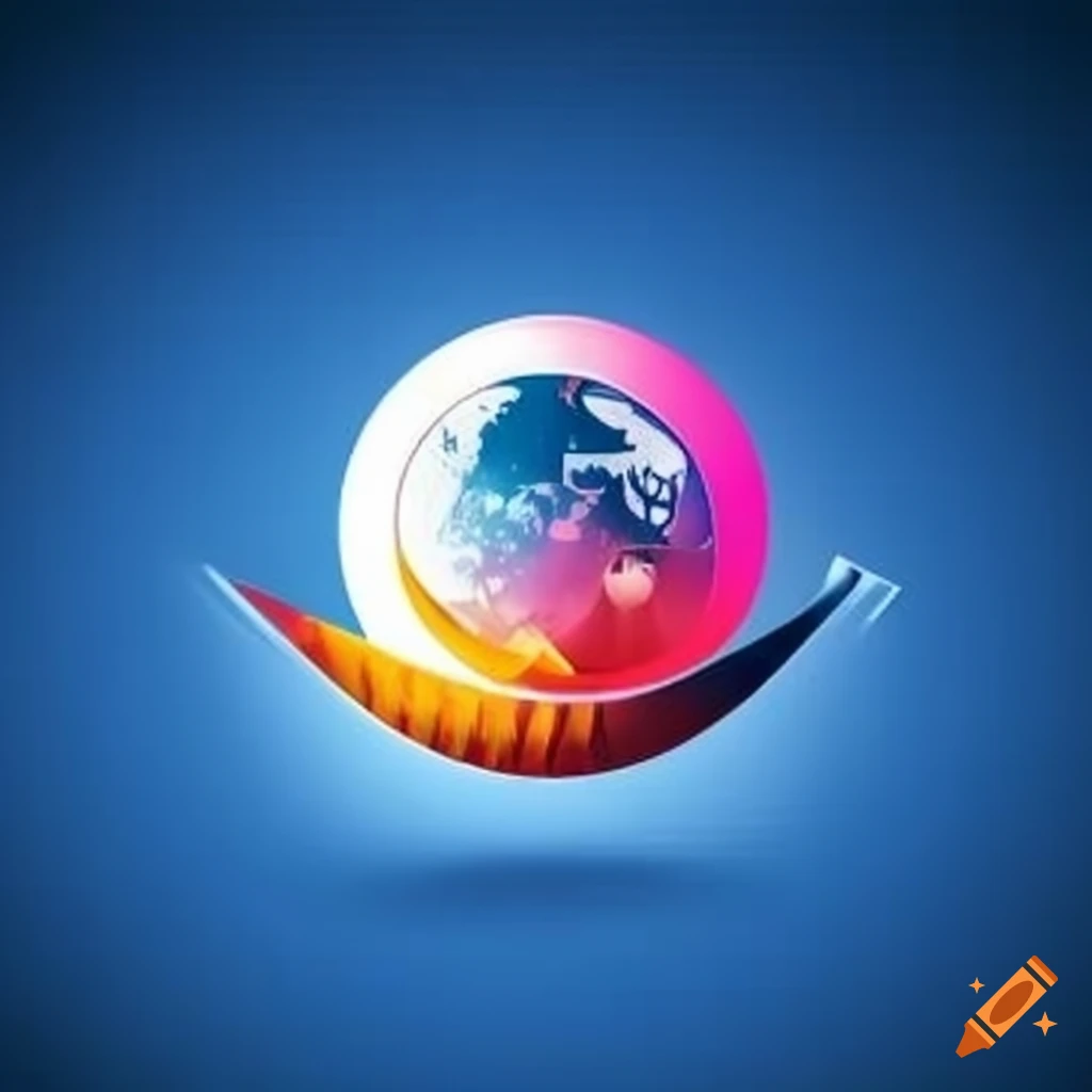 Global news logo on Craiyon