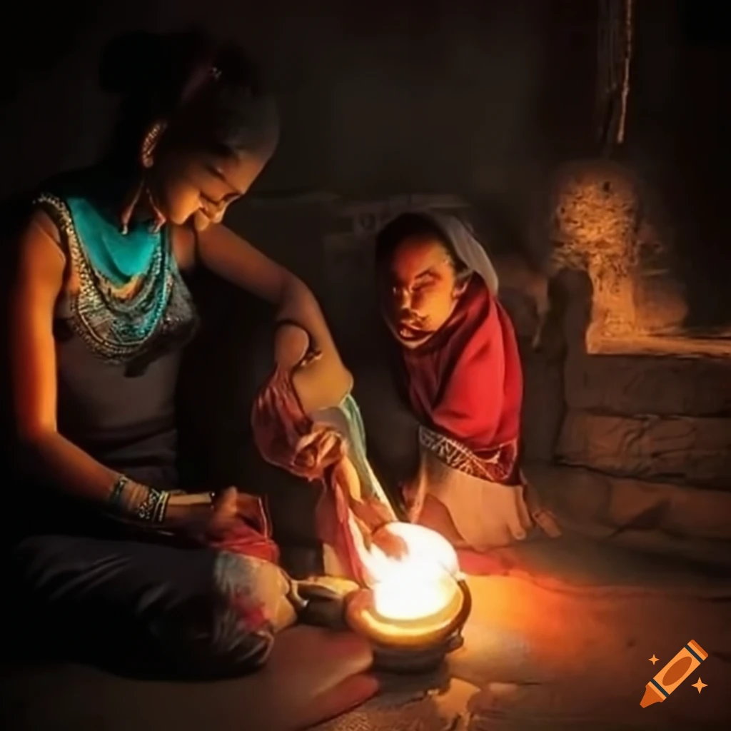 artistic representation of a comical Nepali person