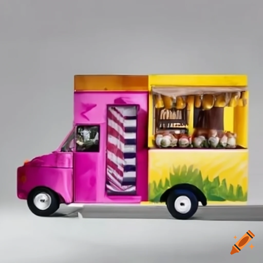 Effie Trinket Inspired Food Truck On Craiyon