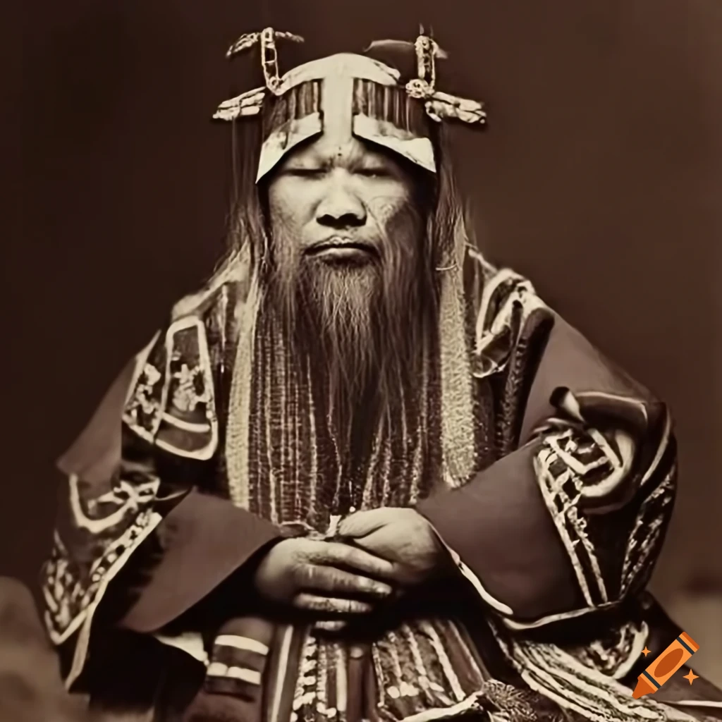 photograph of Ainu people from 1900