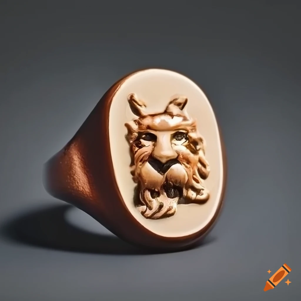 Elegant Silver Lion Face Signet Ring - Ambrosio Jewelry – Nicolasambrosio