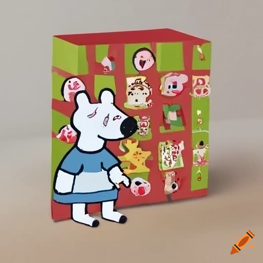 maisy-advent-calendar-for-children-on-craiyon